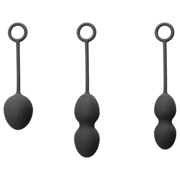Svakom Nova - set di 3 palline vaginali - silicone viola