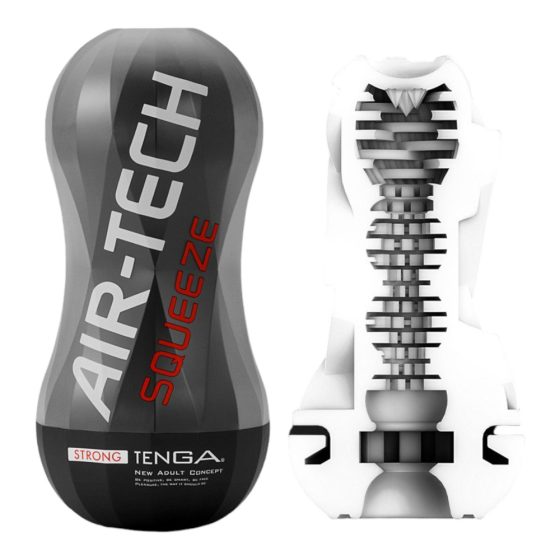 TENGA Air-Tech Squeeze Strong - Masturbatore Soffiante Avanzato (nero)