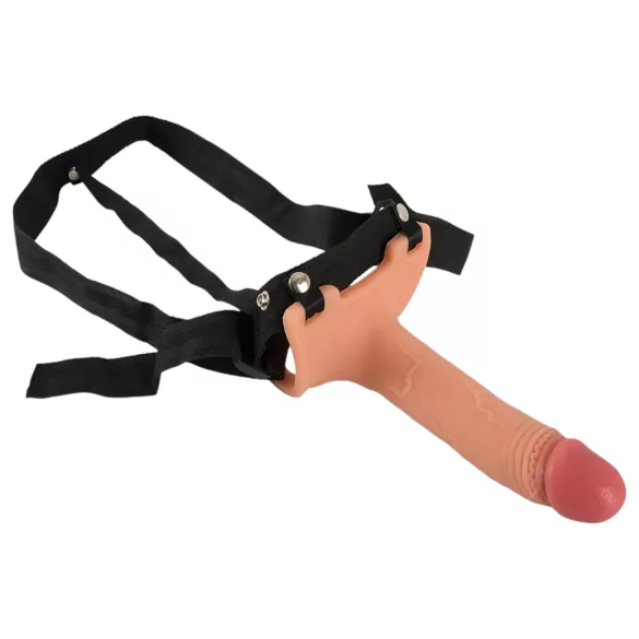 Realistixxx - dildo strap-on vuoto indossabile - colore naturale