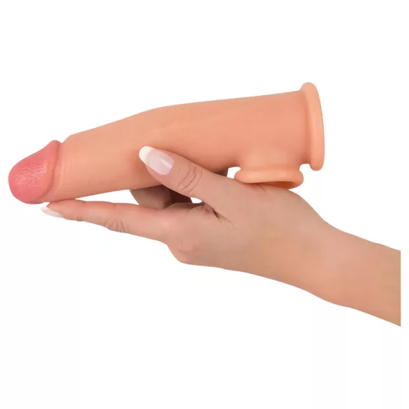 Realistixxx - guaina fallo con anello - prolunga 19cm - colore naturale