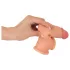 Realistixxx - guaina fallo con anello - prolunga 19cm - colore naturale
