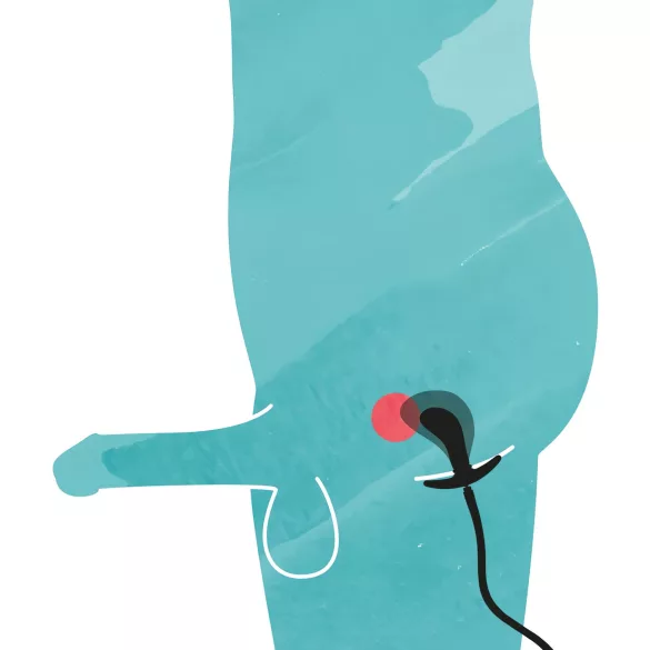 You2Toys - plug anale dilatatore gonfiabile - nero