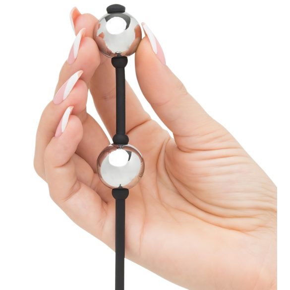 Fifty Shades of Grey - mini palline geisha - metallo argento