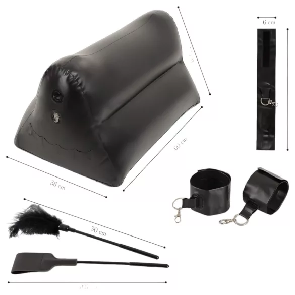 You2Toys - cuscino del sesso gonfiabile set - nero