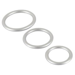   You2Toys Metallic - Set di anelli fallici in silicone (3 pezzi)