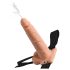 Fetish Strap-On 7,5 - strap-on con dildo spruzzante (naturale)