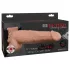 Fetish Strap-On 9 - dildo strap-on cavo spruzzante - realistico beige