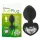 You2Toys - plug anale con pietra bianca - nero