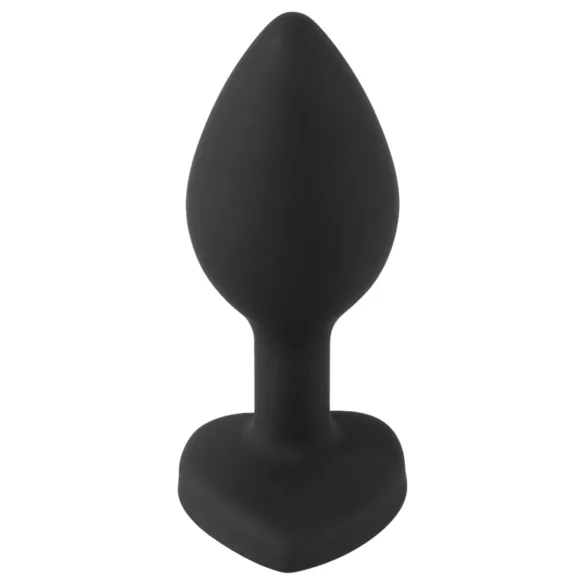You2Toys - plug anale con pietra bianca - nero