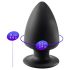 Silexd M - plug anale modellabile - 11 cm (nero)