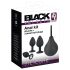 Black Velvets - set plug anale 4 pezzi - silicone nero