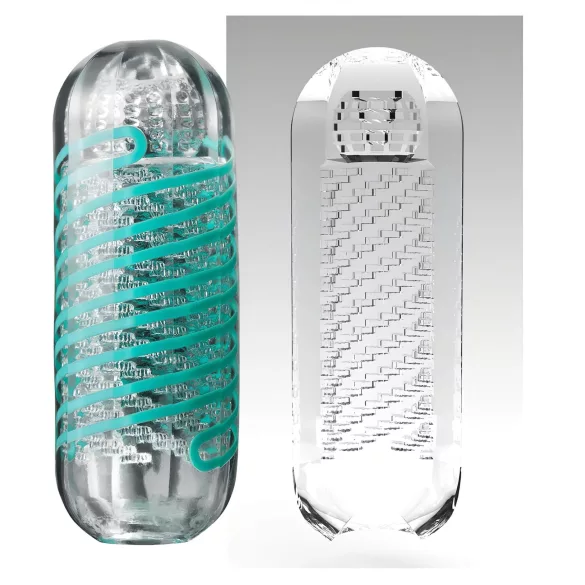 TENGA Spinner Pixel - masturbatore (trasparente)