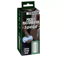 STROKER Speed - masturbatore anale realistico - trasparente