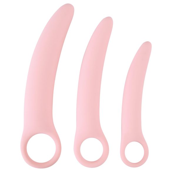 SMILE - Set di allenatori vaginali - 3 pezzi - silicone rosa