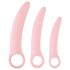 SMILE - Set di allenatori vaginali - 3 pezzi - silicone rosa