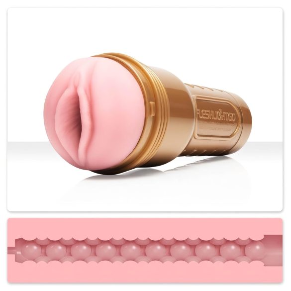 Fleshlight GO - masturbatore vaginale compatto - realistico rosa