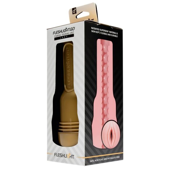 Fleshlight GO - masturbatore vaginale compatto - realistico rosa