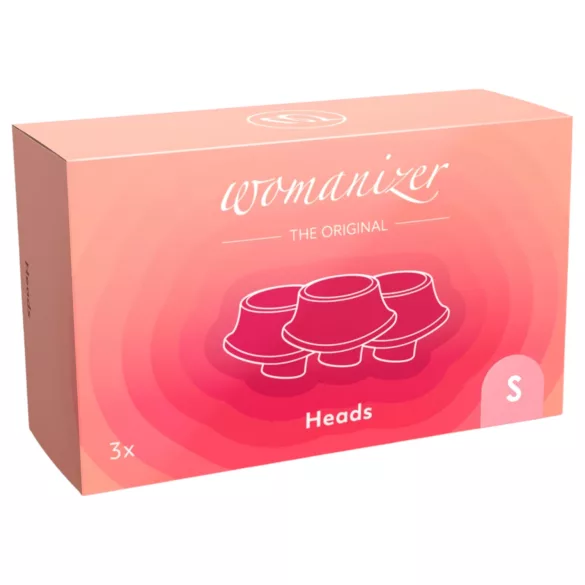 Womanizer Premium Eco - set 3 cappucci ricambio stimolatore clitoride - rosa - L