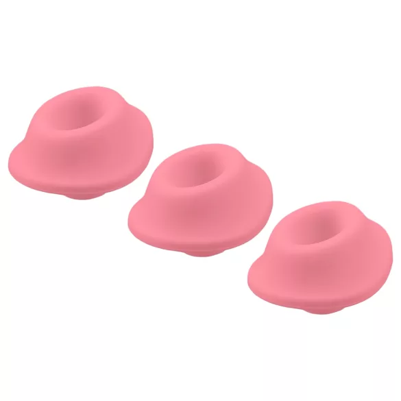 Womanizer Premium Eco - set 3 cappucci ricambio stimolatore clitoride - rosa - L