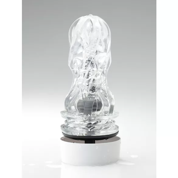 TENGA Aero - masturbatore bocca super aspirazione - bianco argento