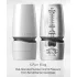 TENGA Aero - masturbatore bocca super aspirazione - bianco argento