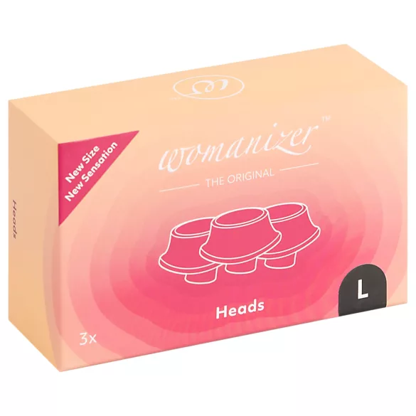 Womanizer L - set coppe aspiranti di ricambio - nero - grande (3 pezzi)