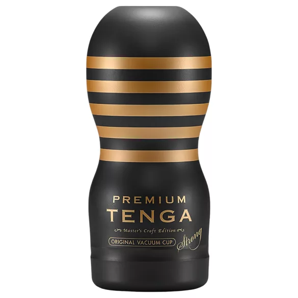 TENGA Premium Strong - masturbatore usa e getta - nero