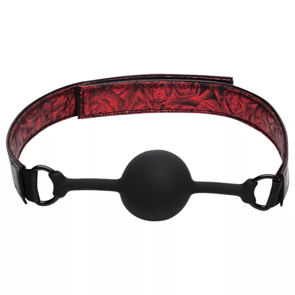Fifty Shades of Grey - ballgag - bocca con cinturino regolabile - nero rosso