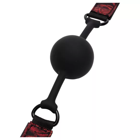 Fifty Shades of Grey - ballgag - bocca con cinturino regolabile - nero rosso