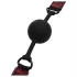 Fifty Shades of Grey - ballgag - bocca con cinturino regolabile - nero rosso