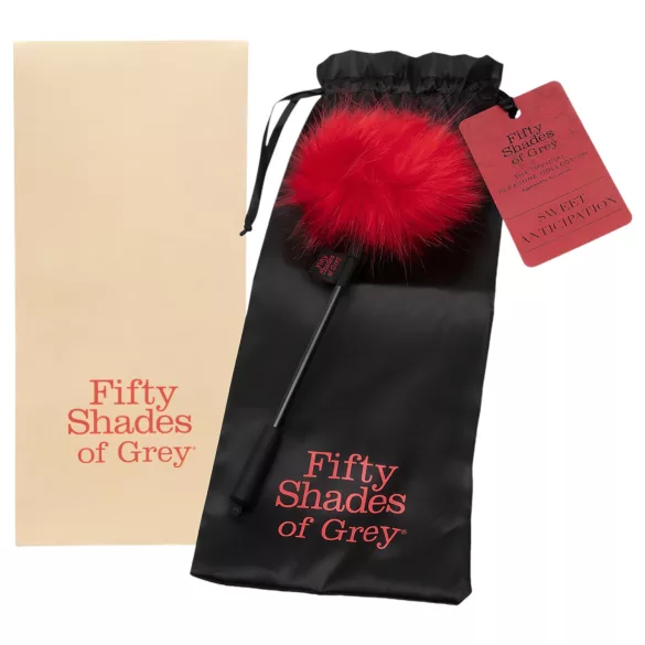 Fifty Shades of Grey - frustino carezze - ecopelle nero rosso