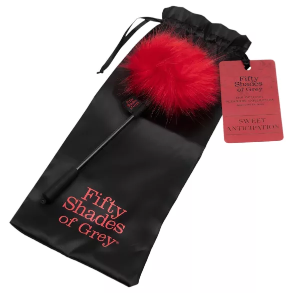 Fifty Shades of Grey - frustino carezze - ecopelle nero rosso