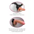 Real Feel Deluxe No.12 - vibratore realistico con testicoli
