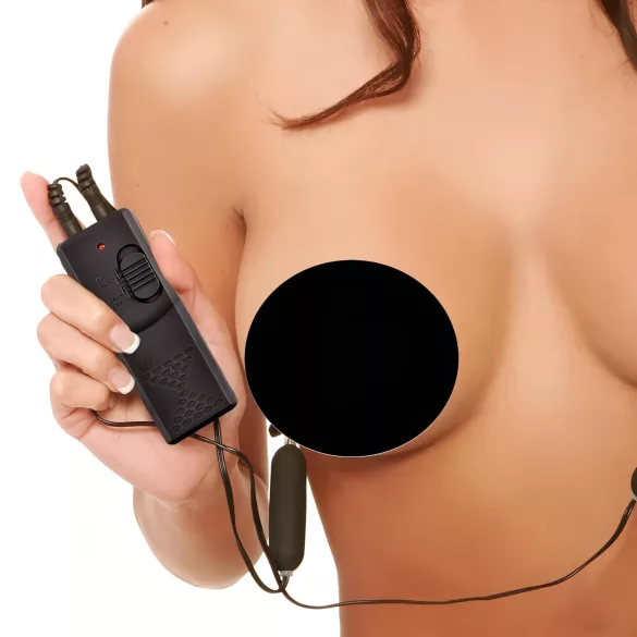 Fetish - pinza vibrante per capezzoli - nero