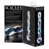 Icicles No. 08 - Dildo in vetro doppio bordo ondulato (trasparente-blu)