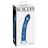 Icicles No. 29 - Dildo in vetro a spirale (blu)