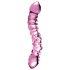 Icicles No. 55 - Dildo in vetro doppio, punto G (rosa)
