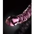 Icicles No. 55 - Dildo in vetro doppio, punto G (rosa)