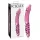 Icicles No. 57 - dildo doppia penetrazione con pene - vetro rosa