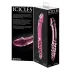 Icicles No. 57 - dildo doppia penetrazione con pene - vetro rosa