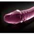 Icicles No. 57 - Dildo in vetro a doppia testa (rosa)