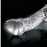Icicles No. 61 - Dildo in vetro con testicoli e pene (trasparente)