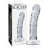 Icicles No. 62 - Dildo in vetro con forma di pene (trasparente)
