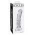 Icicles No. 62 - Dildo in vetro con forma di pene (trasparente)