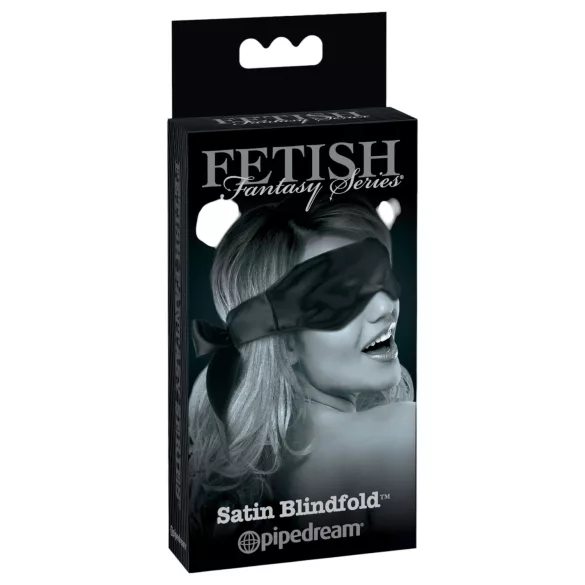 Fetish Fantasy - mascherina satinata nera - maschera occhi sensoriale