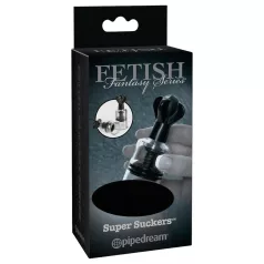   Fetish Super Suckers - pompa succhia capezzoli - nero trasparente