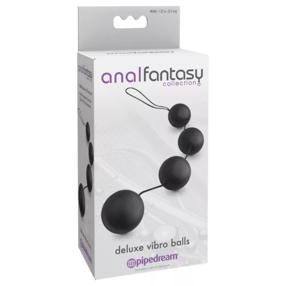 Pipedream - Anal Fantasy - catena di perle anali con sfere interne (nera)