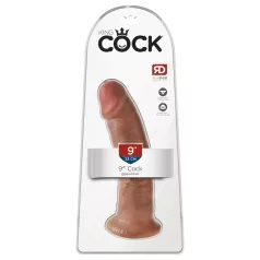   King Cock - dildo realistico con ventosa 23cm - color carne scuro