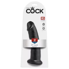 King Cock - dildo realistico con ventosa - nero