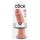 King Cock 10 - Dildo con ventosa grande 25cm - Naturale